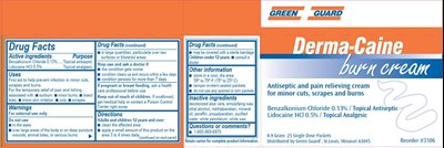 Green Guard Dermacaine Safetec Label 4 28 20 1